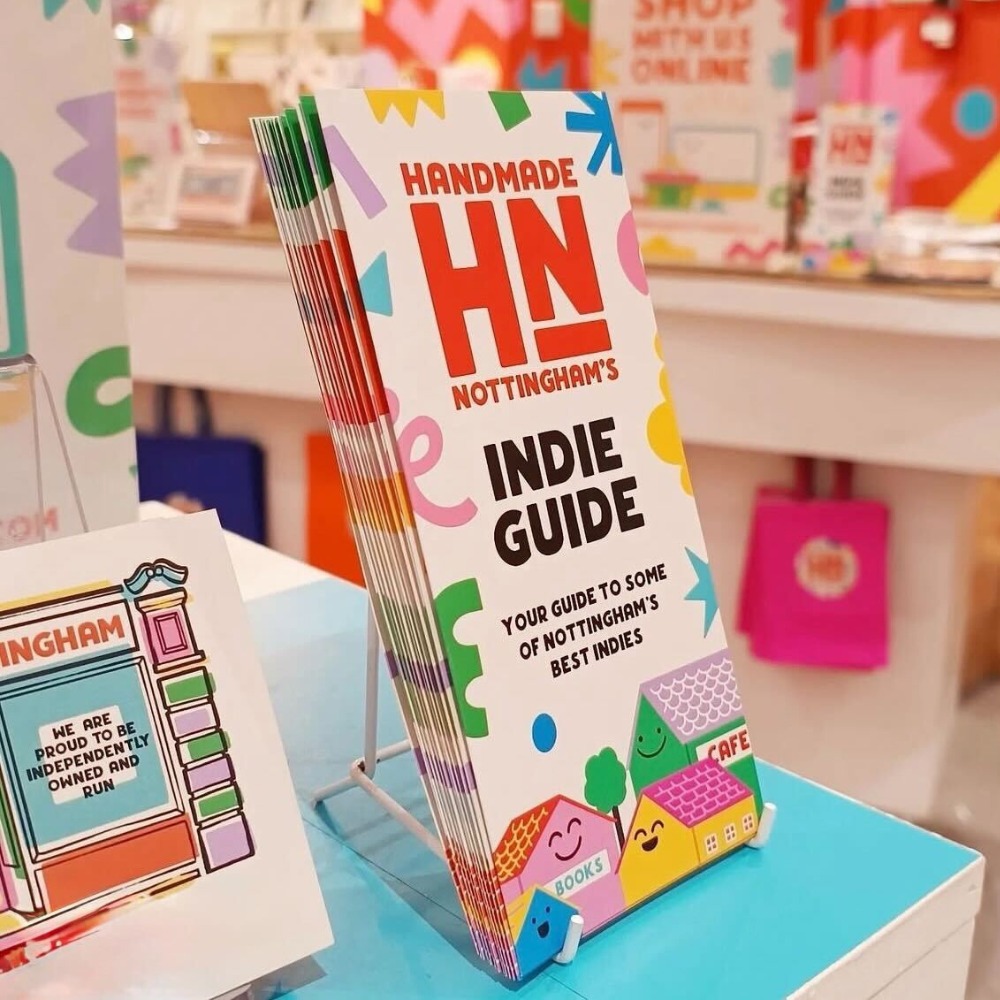 An example of a customers folded leaflet in action 